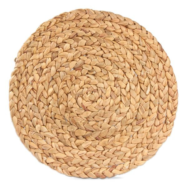 Braided Water Hyacinth Round  Placemat