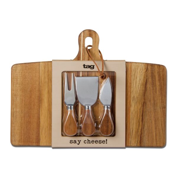 Long Acadia Board and Cheese Set