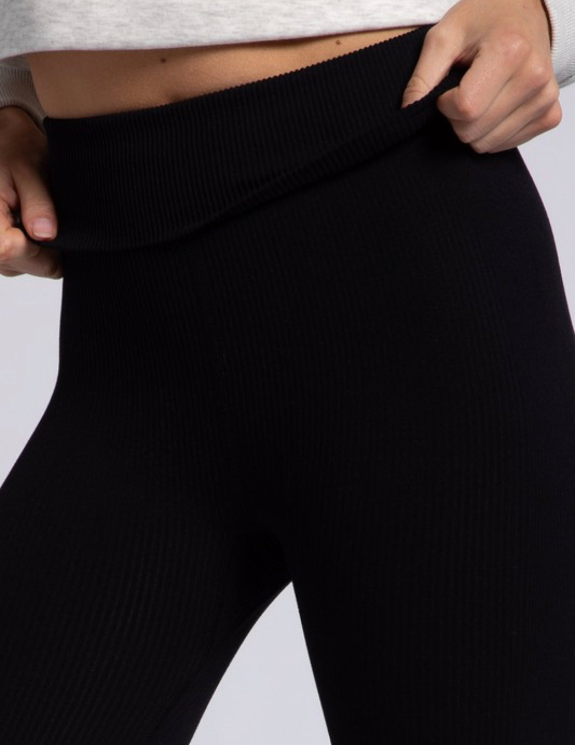 Ribbed Highwaist Thermal Legging