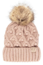 Load image into Gallery viewer, C.C Kids Bobble Pom Hat
