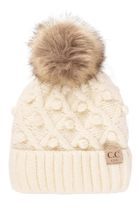 C.C Kids Bobble Pom Hat